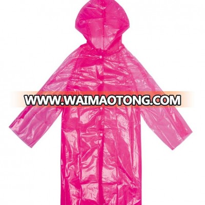 PE different color material for children raincoat,rain poncho